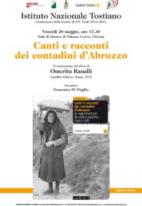 Canti e racconti dei contadini d'Abruzzo